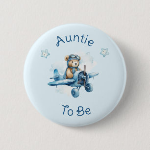 Sweet Little Boy on the Way Baby Shower 6 Cm Round Badge