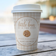 Sweet Little Bun in the Oven Neutral Baby Shower