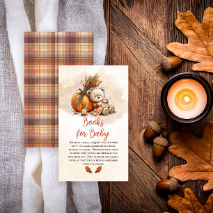 Sweet Little Cub Baby Shower Books for Baby Card