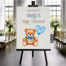 Sweet Little Cub Baby Shower Welcome