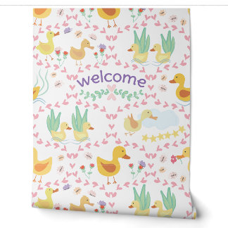 Sweet Little Ducks - Baby - Nursery - Newborn Wallpaper