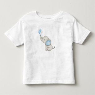 Sweet Little Elephant with Balloons – Cute & Adora Toddler T-Shirt
