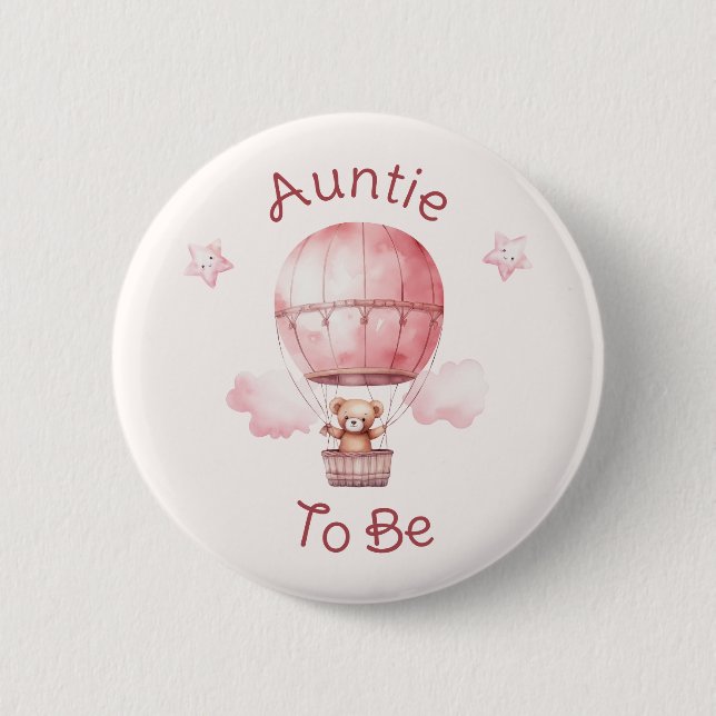 Sweet Little Girl on the Way Baby Shower 6 Cm Round Badge (Front)