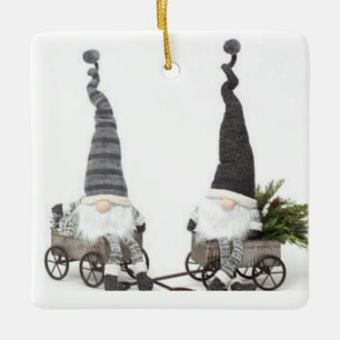 *SWEET LITTLE GNOMES* CHRISTMAS ORNAMENT