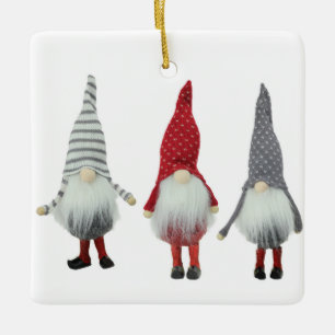 *SWEET LITTLE GNOMES*  CHRISTMAS ORNAMENT