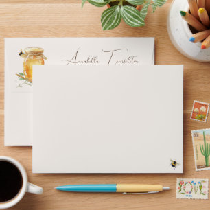 Sweet Little Honey Baby Shower Envelope