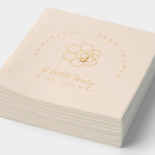 Sweet Little Honey Baby Shower Foil Napkins