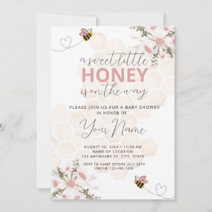 Sweet Little Honey Baby Shower Invitation