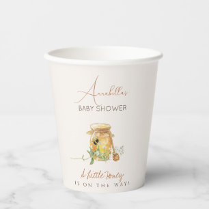 Sweet Little Honey Baby Shower Paper Cups
