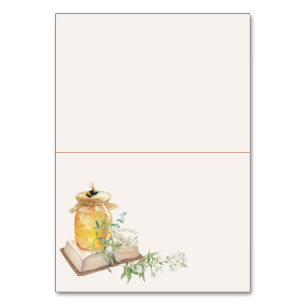 Sweet Little Honey Baby Shower Place Card