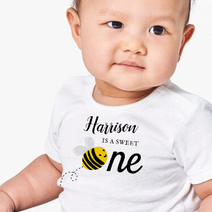 Sweet Little Honey Bee 1st Birthday Baby T-Shirt