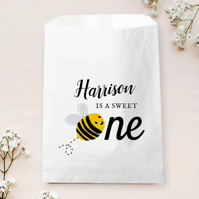 Sweet Little Honey Bee 1st Birthday Party Favour Bags (Creator Uploaded)