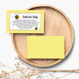 Sweet Little Honey Bee Baby Shower Books For Baby Enclosure Card
