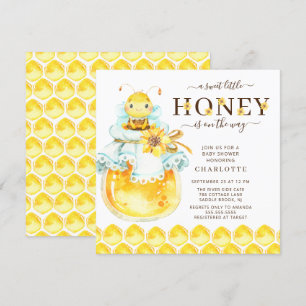 Sweet Little Honey Bee Baby Shower Invitation