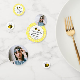 Sweet Little Honey Bee Baby Shower Photo Confetti