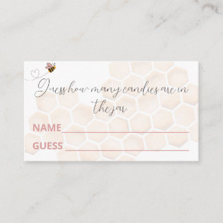 Sweet Little Honey Guessing Game Cards