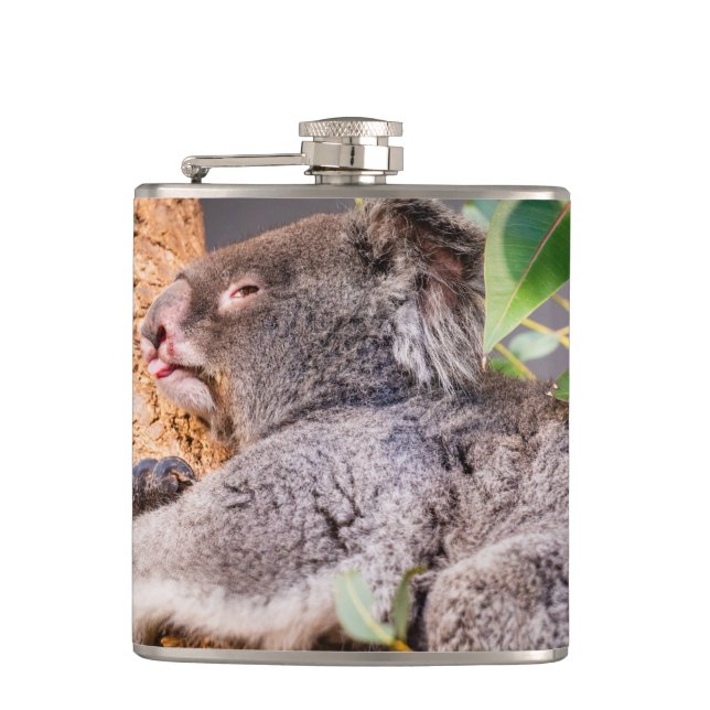 Sweet little koala hip flask (Front)