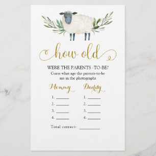 Sweet Little Lamb Greenery How Old Parents