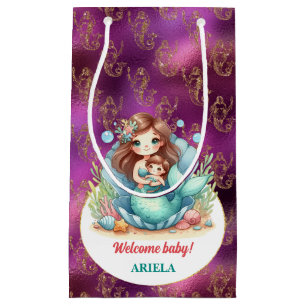 Sweet Little Mermaid Baby Small Gift Bag