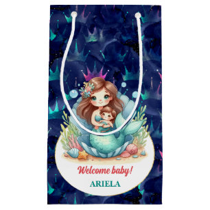 Sweet Little Mermaid Baby Small Gift Bag