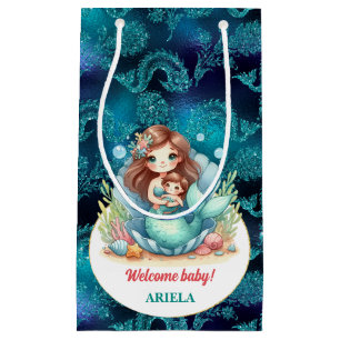 Sweet Little Mermaid Baby Small Gift Bag