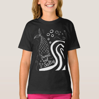Sweet Little Mermaid Cute Mermaid Quote T-Shirt
