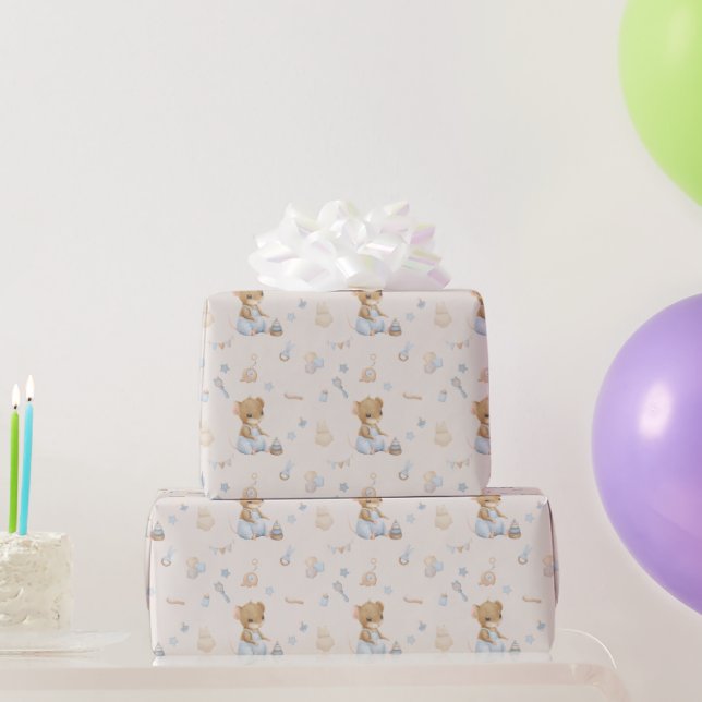 Sweet Little Mouse Wrapping Paper (Party Gifts)