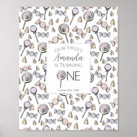 Sweet Little One Candy Theme First Birthday