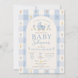 Sweet Little One Floral Baby Shower Invitation