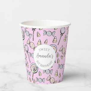 Sweet Little One Pastel Pink Halloween Cups