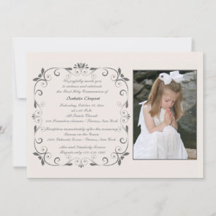 Sweet Little One Photo Invitation