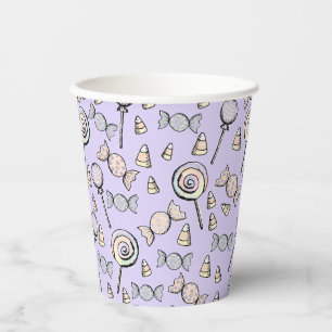 Sweet Little One Purple Paper Cups