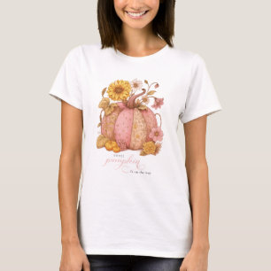 Sweet Little patch pumpkin florals is on the way T-Shirt