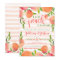Sweet Little Peach Baby Shower Invitation