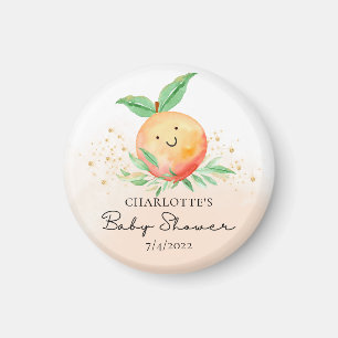 Sweet Little Peach It's A Girl Magnet