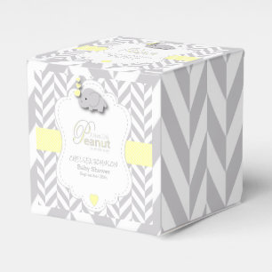 Sweet Little Peanut Elephant Baby Shower Favour Box