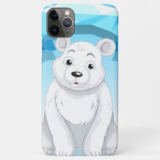 Sweet Little Polar Bear Case-Mate iPhone Case (Back)