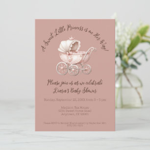 Sweet Little Princess Baby Shower Invitation