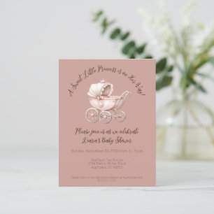 Sweet Little Princess Baby Shower Postcard