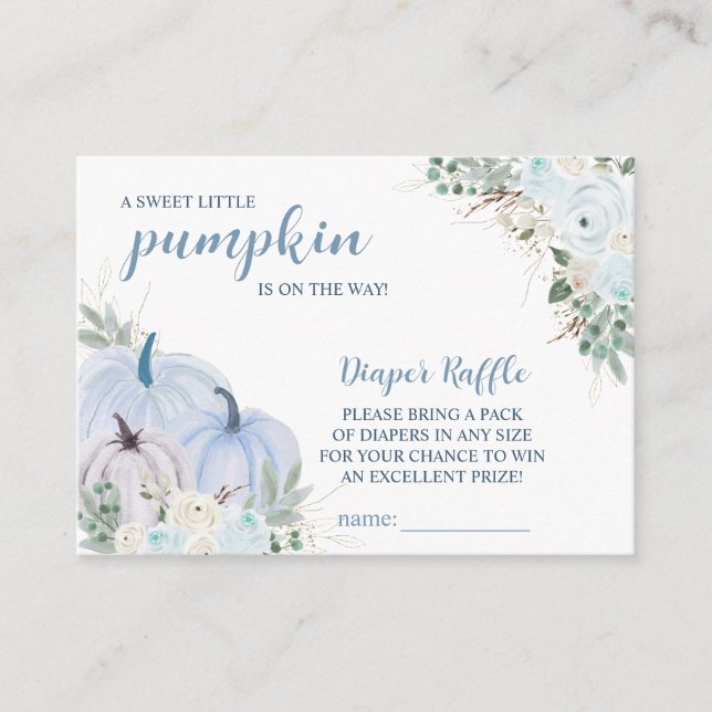 Sweet Little Pumpkin Autumn Baby Shower Enclosure (Front)