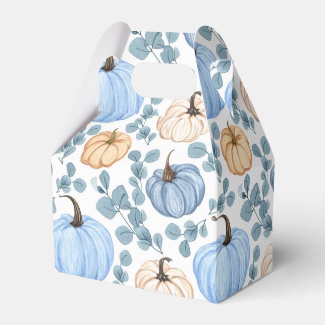 Sweet little pumpkin baby shower favour box (Front Side)
