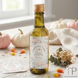 Sweet Little Pumpkin Fall Baby Shower Labels