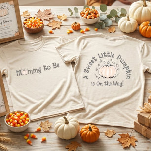 Sweet Little Pumpkin Mummy T-Shirt Tri-Blend Shirt