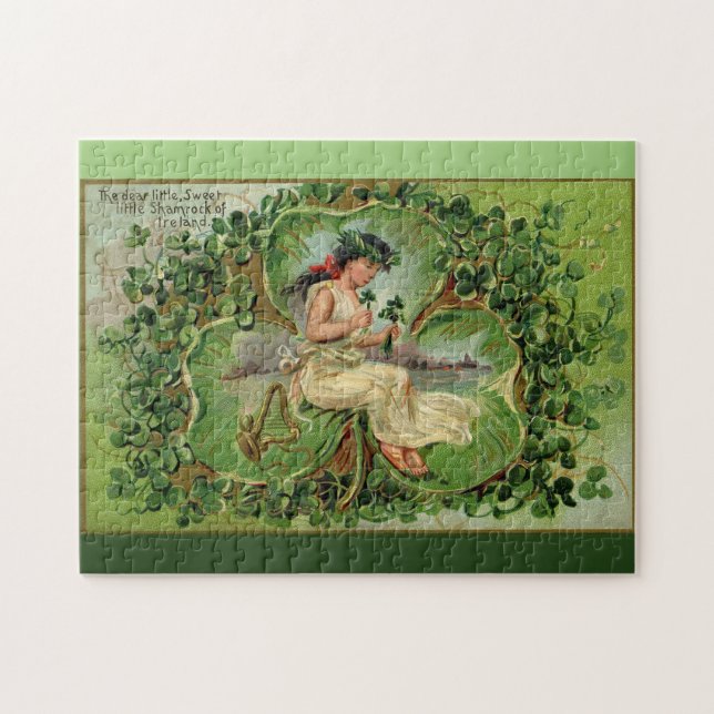 Sweet Little Shamrock Jigsaw Puzzle (Horizontal)