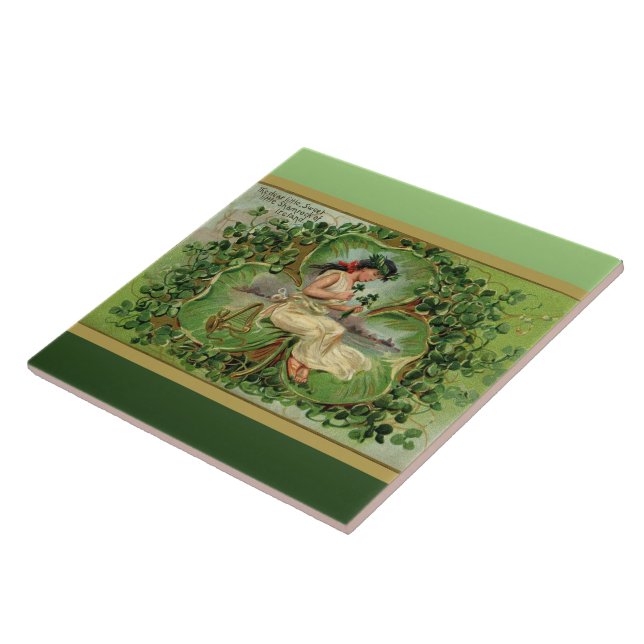 Sweet Little Shamrock Tile (Side)
