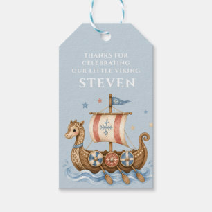 Sweet Little Viking Baby Shower Gift Tags