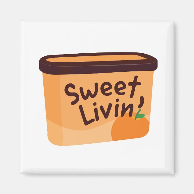 Sweet Livin' Ice Cream Magnet (Front)