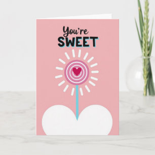 Sweet Lollipop Love Card