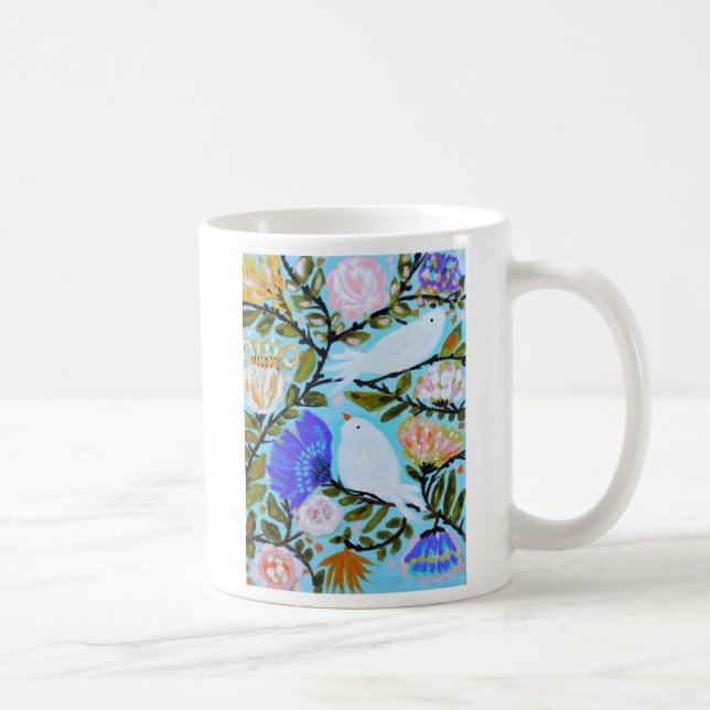 Sweet Love Birds II Coffee Mug (Right)