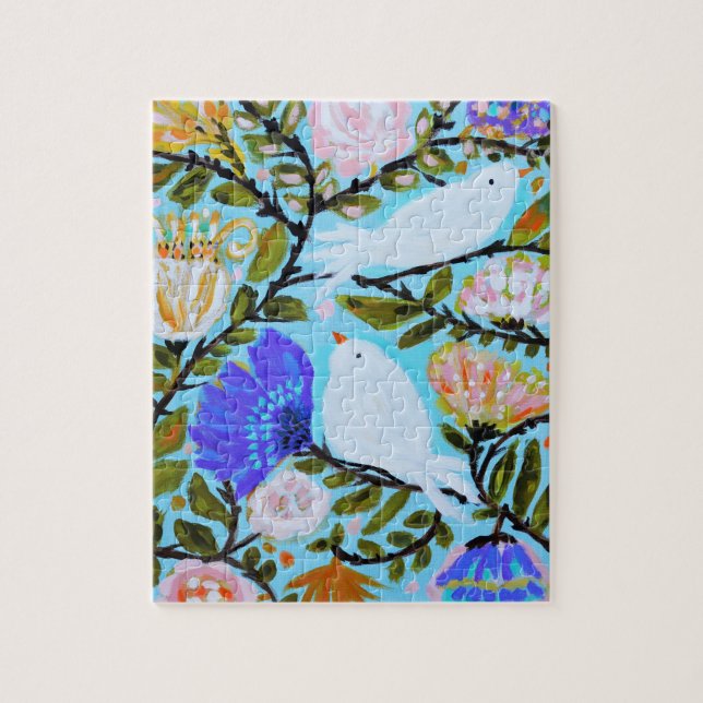 Sweet Love Birds II Jigsaw Puzzle (Vertical)
